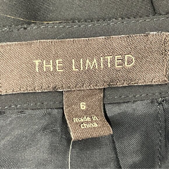 The Limited Womens Tiered Black Ruffle Mini Skirt W/ Side Zipper Size 6 - New - Picture 5 of 8